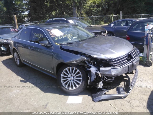 1VWBT7A33HC052215 - 2017 VOLKSWAGEN PASSAT SE GRAY photo 1