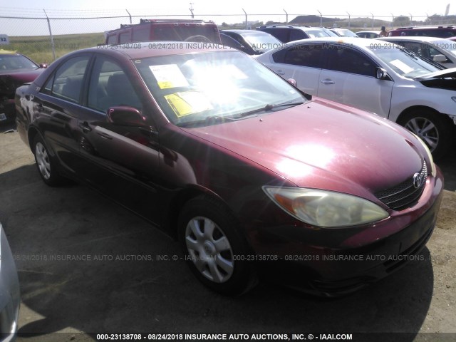 4T1BE30K94U366949 - 2004 TOYOTA CAMRY LE/XLE/SE Қызыл фото 1