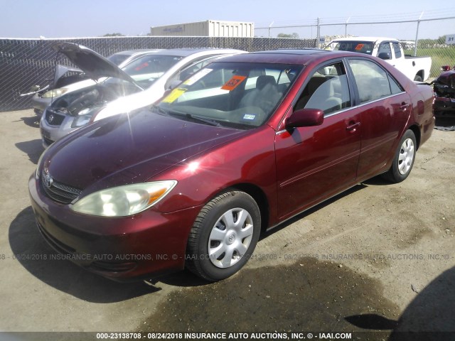 4T1BE30K94U366949 - 2004 TOYOTA CAMRY LE/XLE/SE Қызыл фото 2