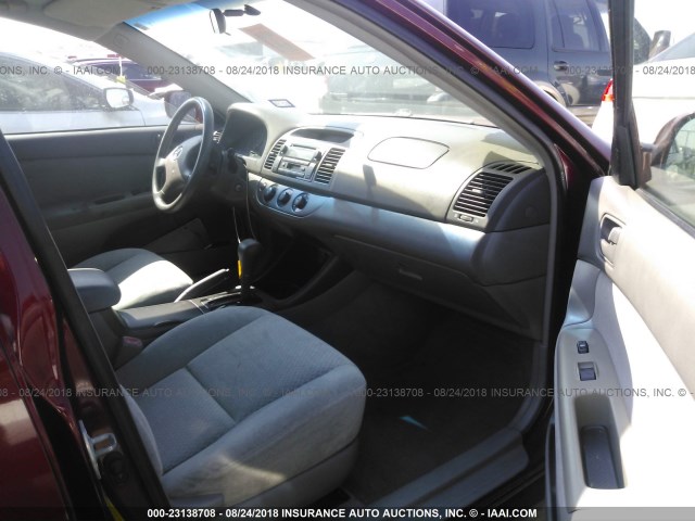 4T1BE30K94U366949 - 2004 TOYOTA CAMRY LE/XLE/SE Қызыл фото 5