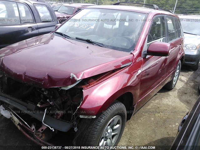 JS3TE941974203365 - 2007 SUZUKI GRAND VITARA  BURGUNDY photo 2