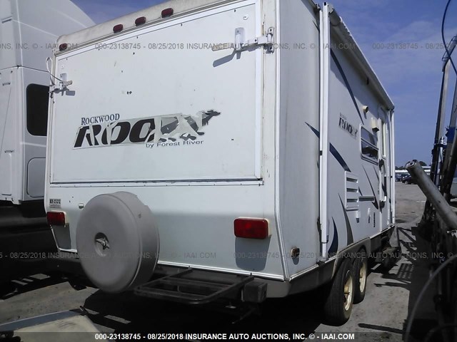 4X4TRLW277D094453 - 2007 FOREST RIVER ROCKWOOD  白色 照片 4