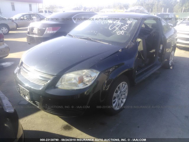 1G1AL18H097180041 - 2009 CHEVROLET COBALT LT BLACK photo 6