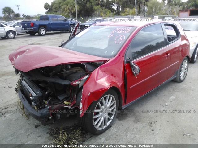 WVWFV71K46W106106 - 2006 VOLKSWAGEN NEW GTI RED photo 2