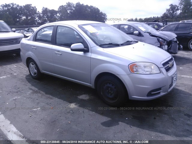 KL1TD5DE7BB132966 - 2011 CHEVROLET AVEO LS/LT 银色 照片 1