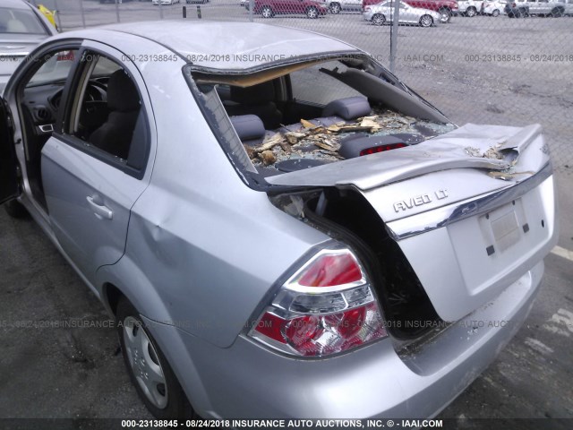 KL1TD5DE7BB132966 - 2011 CHEVROLET AVEO LS/LT 银色 照片 6
