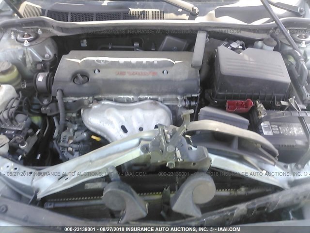 4T4BE46K78R019466 - 2008 TOYOTA CAMRY CE/LE/XLE/SE Light Blue photo 10