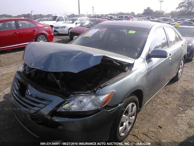 4T4BE46K78R019466 - 2008 TOYOTA CAMRY CE/LE/XLE/SE Light Blue photo 2