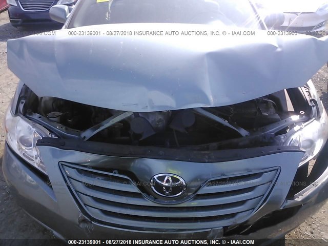 4T4BE46K78R019466 - 2008 TOYOTA CAMRY CE/LE/XLE/SE Light Blue photo 6