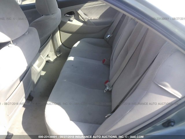 4T4BE46K78R019466 - 2008 TOYOTA CAMRY CE/LE/XLE/SE Light Blue photo 8