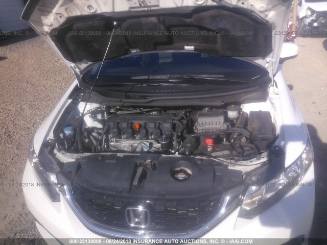 19XFB2F93FE037744 - 2015 HONDA CIVIC EXL 白色 照片 10