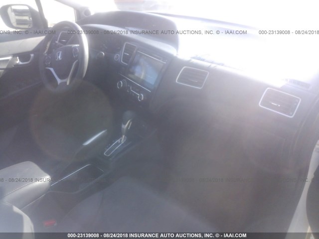 19XFB2F93FE037744 - 2015 HONDA CIVIC EXL 白色 照片 5