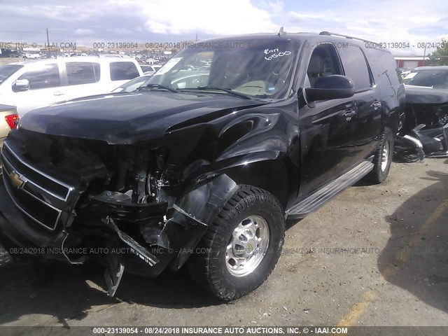 3GNGK26K47G136500 - 2007 CHEVROLET SUBURBAN K2500 BLACK photo 2