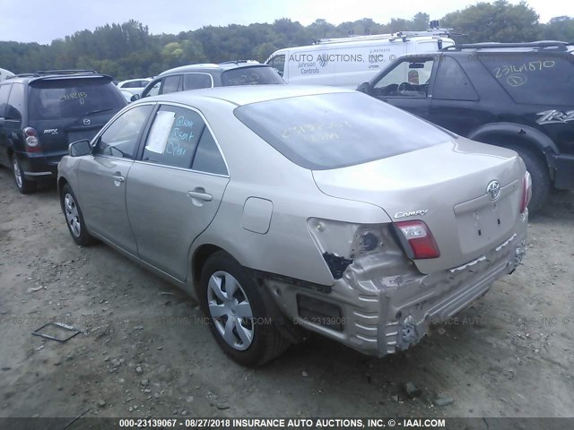 4T1BE46K47U661426 - 2007 TOYOTA CAMRY NEW GENERAT CE/LE/XLE/SE GOLD photo 3