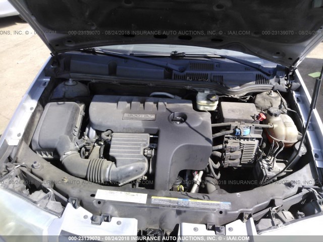 1G8AL55B26Z117774 - 2006 SATURN ION LEVEL 3 SILVER photo 10
