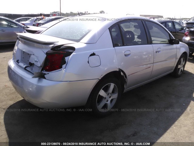 1G8AL55B26Z117774 - 2006 SATURN ION LEVEL 3 SILVER photo 4