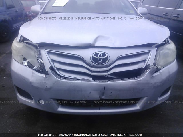 4T4BF3EK9BR149202 - 2011 TOYOTA CAMRY SE/LE/XLE 银色 照片 6