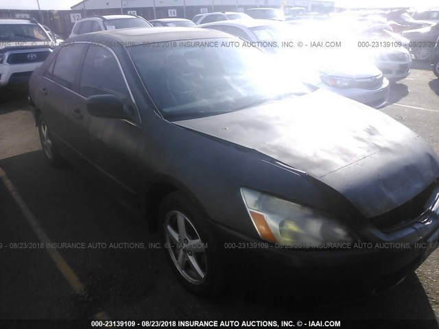 1HGCM56663A110271 - 2003 HONDA ACCORD EX BLACK photo 1