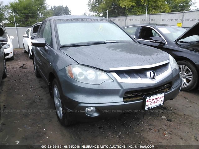 5J8TB18278A021129 - 2008 ACURA RDX SILVER photo 1