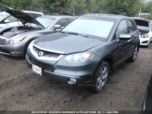 5J8TB18278A021129 - 2008 ACURA RDX SILVER photo 2