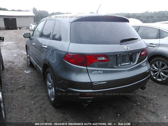 5J8TB18278A021129 - 2008 ACURA RDX SILVER photo 3