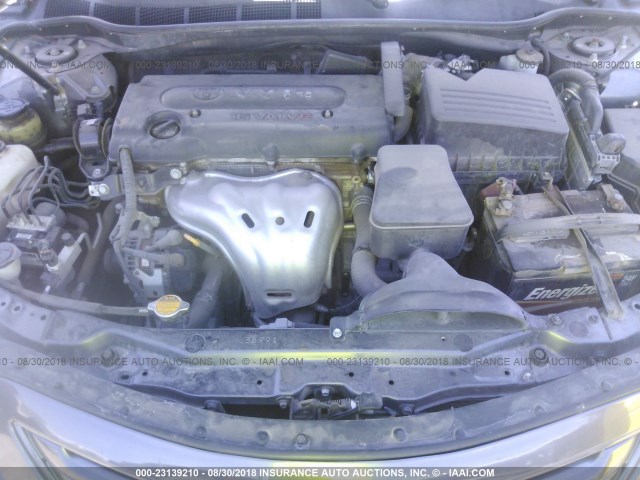 4T1BE46K39U349875 - 2009 TOYOTA CAMRY SE/LE/XLE GRAY photo 10