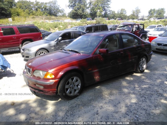 WBAAM3349YFP74035 - 2000 BMW 323 I RED photo 2