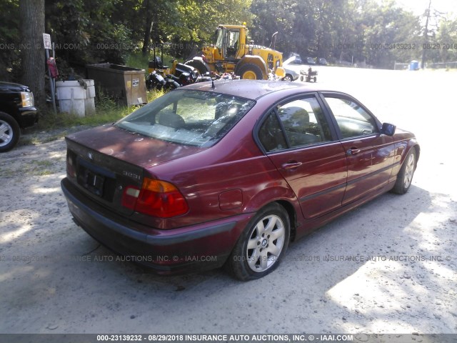 WBAAM3349YFP74035 - 2000 BMW 323 I RED photo 4