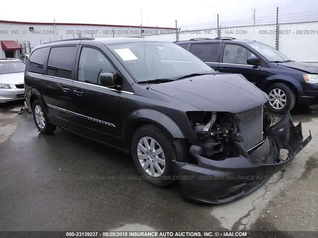 2C4RC1BGXGR164886 - 2016 CHRYSLER TOWN & COUNTRY TOURING GRAY photo 1