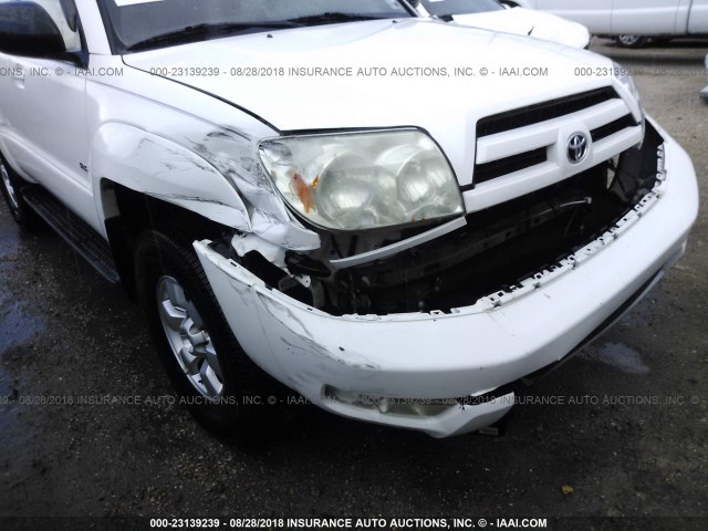 JTEZU14R330012766 - 2003 TOYOTA 4RUNNER SR5/SPORT WHITE photo 6