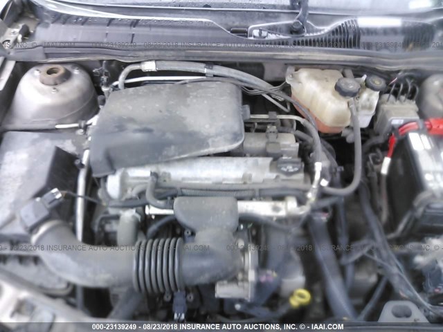 1G1ZS58F68F135573 - 2008 CHEVROLET MALIBU LS ფერფლისფერი ფოტო 10