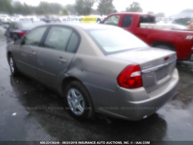 1G1ZS58F68F135573 - 2008 CHEVROLET MALIBU LS ფერფლისფერი ფოტო 3