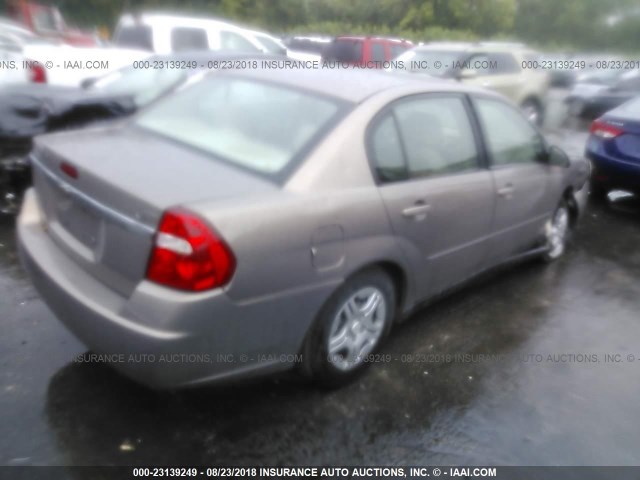 1G1ZS58F68F135573 - 2008 CHEVROLET MALIBU LS ფერფლისფერი ფოტო 4