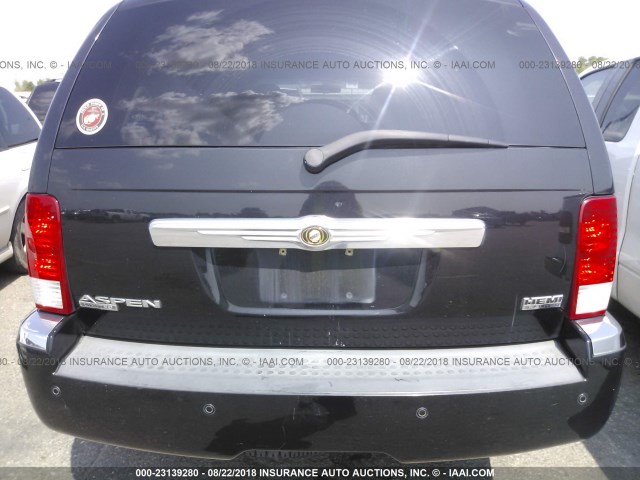 1A8HX58217F558196 - 2007 CHRYSLER ASPEN LIMITED შავი ფოტო 6