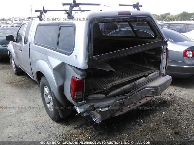 1N6BD06T17C455119 - 2007 NISSAN FRONTIER KING CAB XE SILVER photo 6