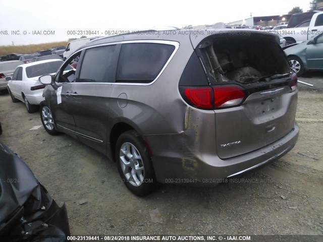 2C4RC1EG4HR743837 - 2017 CHRYSLER PACIFICA TOURING L PLUS GOLD photo 3