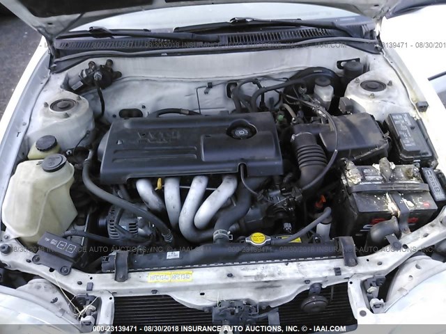 1NXBR12E3YZ378780 - 2000 TOYOTA COROLLA VE/CE/LE 白色 照片 10