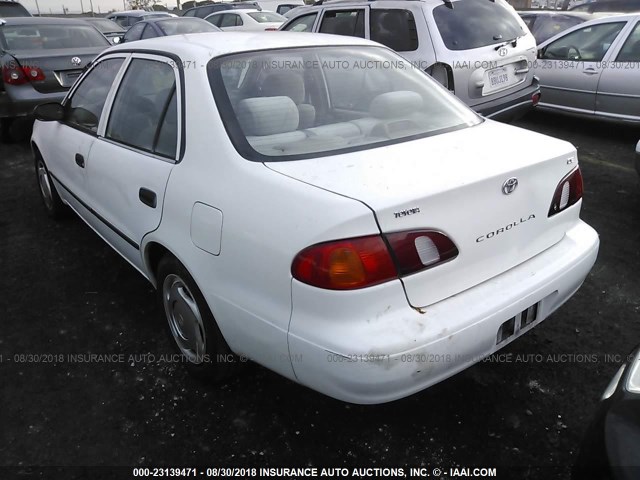 1NXBR12E3YZ378780 - 2000 TOYOTA COROLLA VE/CE/LE 白色 照片 3
