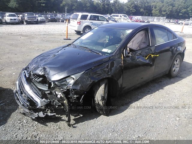 1G1PE5SB7G7126670 - 2016 CHEVROLET CRUZE LIMITED LT BLACK photo 2