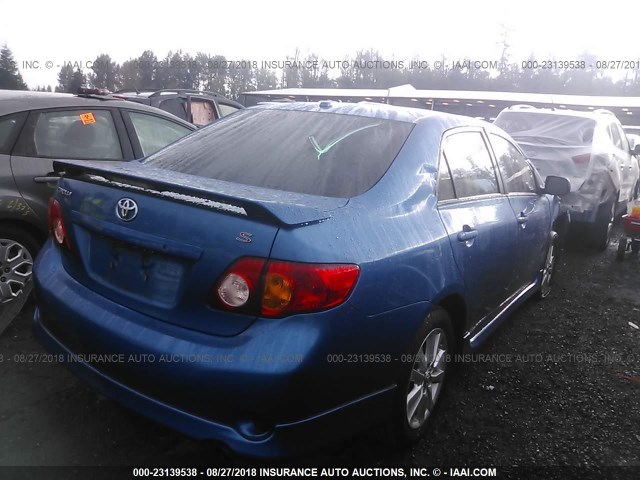 2T1BU4EEXAC353104 - 2010 TOYOTA COROLLA S/LE/XLE 蓝色 照片 4