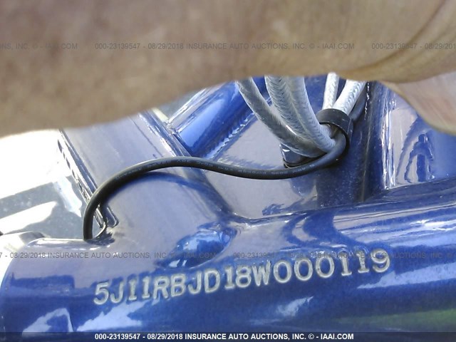 5J11RBJD18W000119 - 2008 BIG DOG RIDGEBACK  Dark Blue photo 10