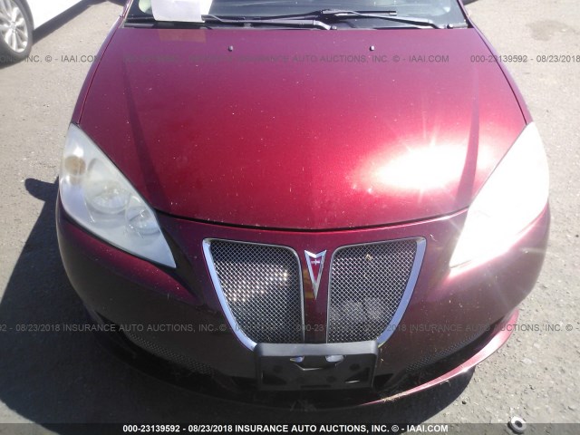 1G2ZM577684279118 - 2008 PONTIAC G6 GXP RED photo 6