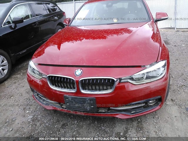 WBA8E3G52GNT80766 - 2016 BMW 328 XI SULEV RED photo 6