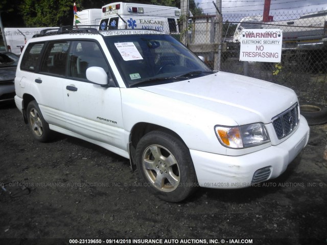 JF1SF65631H732039 - 2001 SUBARU FORESTER S WHITE photo 1