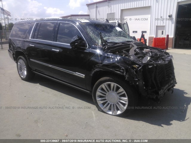 1GYS4KKJ7GR305185 - 2016 CADILLAC ESCALADE ESV PLATINUM BLACK photo 1