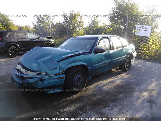 1G2WJ52M4RF314916 - 1994 PONTIAC GRAND PRIX SE 青绿色 照片 2
