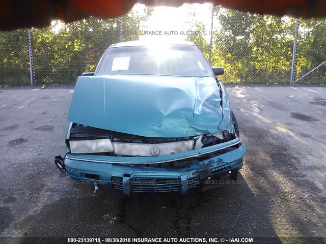 1G2WJ52M4RF314916 - 1994 PONTIAC GRAND PRIX SE 青绿色 照片 6