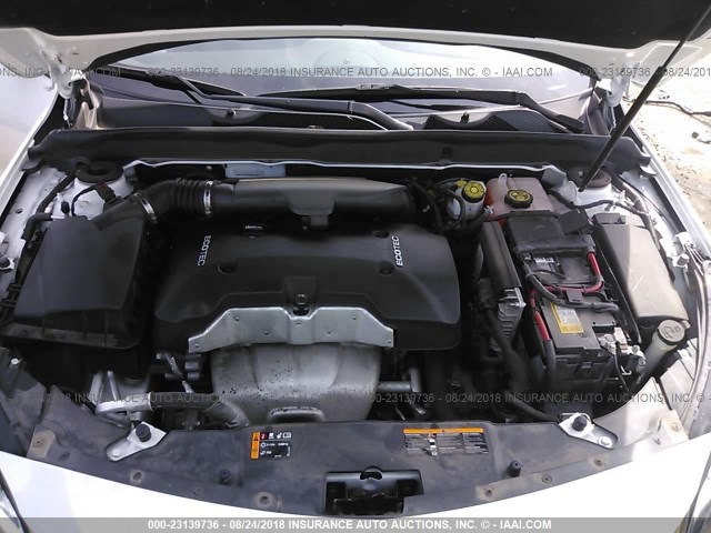 1G11C5SL4EF285220 - 2014 CHEVROLET MALIBU 1LT 白色 照片 10