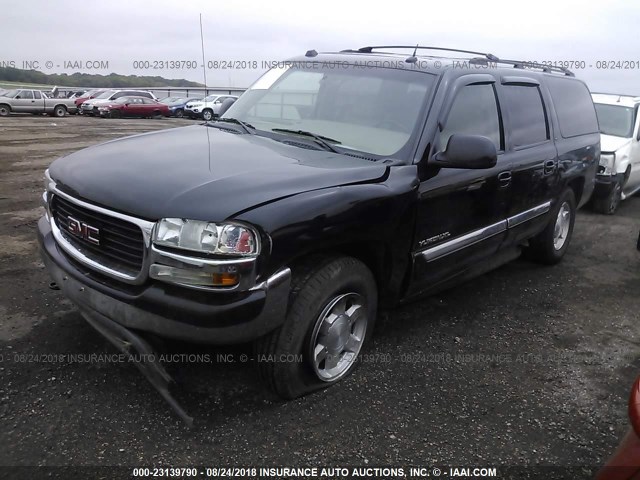 1GKFK16Z85J195187 - 2005 GMC YUKON XL K1500 BLACK photo 2