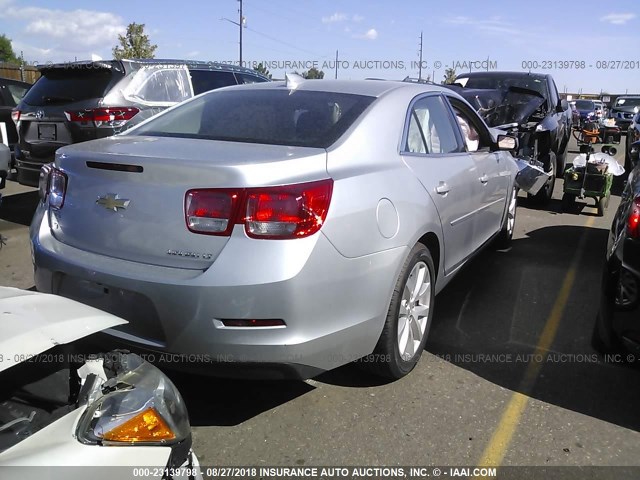 1G11D5SLXFU152004 - 2015 CHEVROLET MALIBU 2LT SILVER photo 4